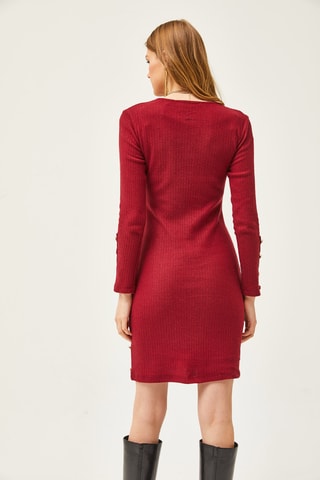 Robe droite - Bordeaux