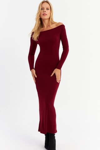 Robe longue - Bordeaux