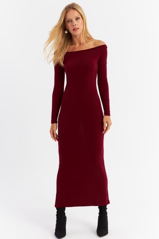 Robe longue - Bordeaux