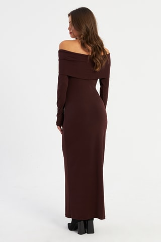 Robe longue - Marron