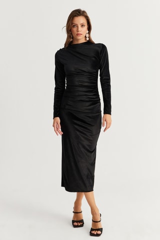 Robe fourreau - Noir