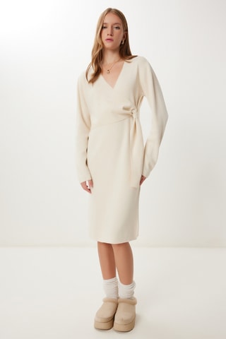 Vestido traçado - Marfim