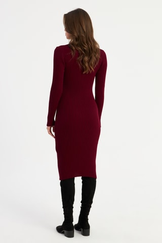 Vestido-camisola - Bordô