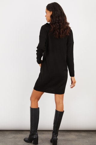 Vestido direito - Preto
