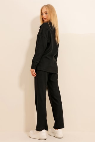 Polo et pantalon regular - Noir