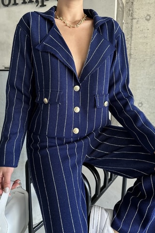 Veste et pantalon regular - Bleu marine