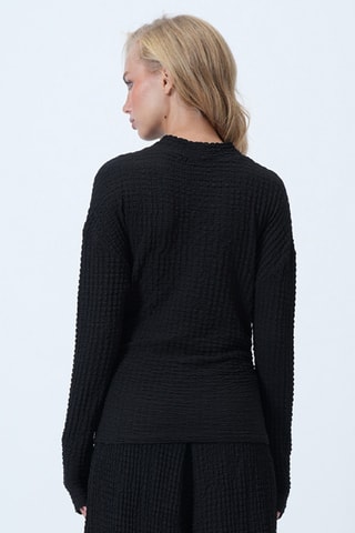 Top et pantalon regular taille haute - Noir