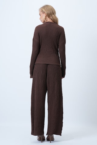 Top et pantalon - Marron