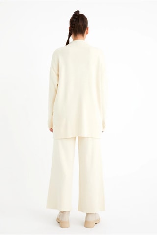 Pull et pantalon regular - Ecru