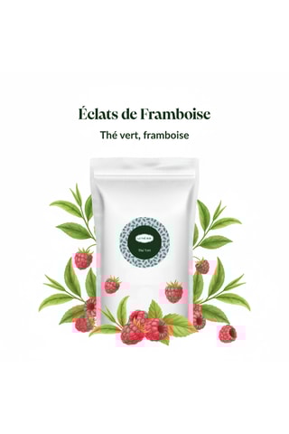 Thé Vert : Éclats de Framboise