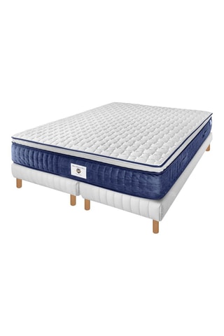 Ensemble matelas à ressorts ensachés et mémoire de forme et sommier Chantilly