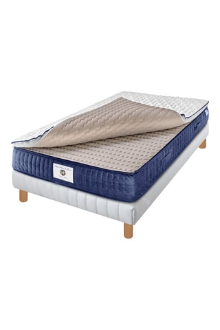 Ensemble matelas à ressorts ensachés et mémoire de forme et sommier Chantilly
