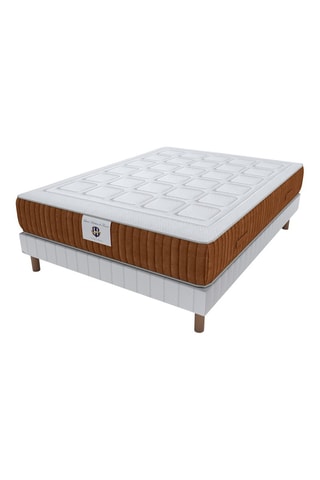 Ensemble matelas à mémoire de forme et sommier Amboise - Epaisseur 28 cm - Ferme