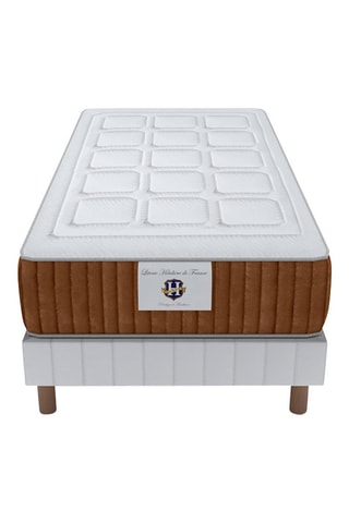 Ensemble matelas à mémoire de forme et sommier Amboise - Epaisseur 28 cm - Ferme