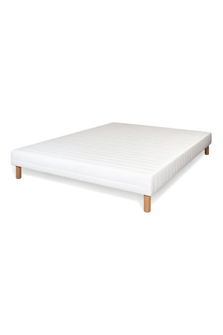 Sommier tapissier à lattes habillées