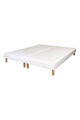 Sommier tapissier à lattes habillées