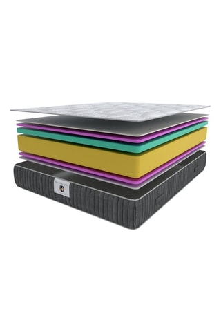 Matelas à mémoire de forme Chateaubriant - Epaisseur 28 cm - Mi-ferme