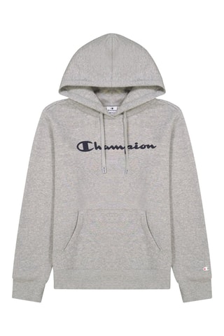 Sweat à capuche Gris clair chiné