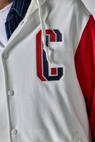 Teddy à capuche - Blanc