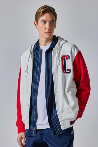 Teddy à capuche - Blanc