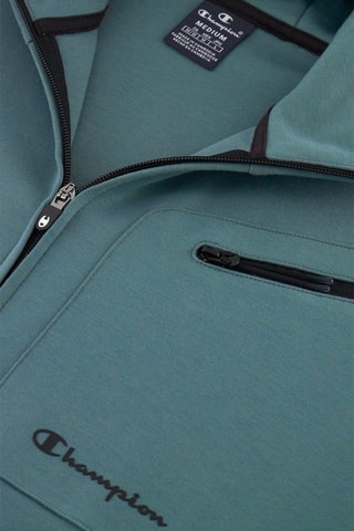 Sweat à capuche American Tech - Vert-gris