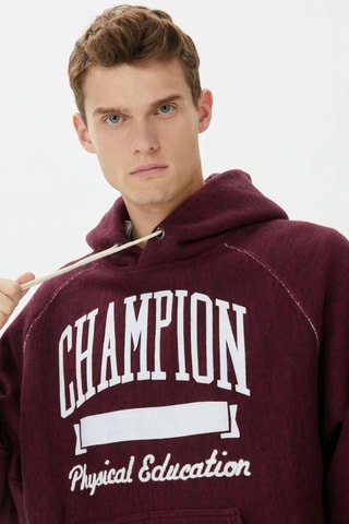 Sweat à capuche - Bordeaux