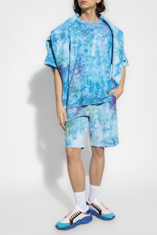 Bermuda tie and dye - Bleu