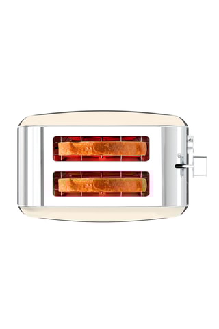 Torradeira em aço inoxidável - 950 W - 2 aberturas