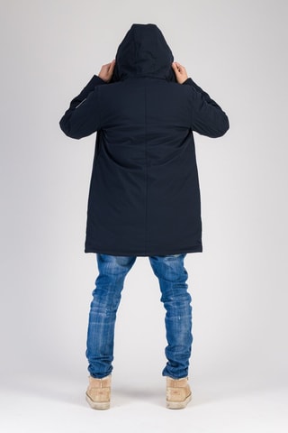 Parka à capuche Etoile - Bleu marine