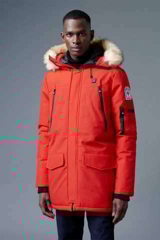 Parka batterie chauffante Aspen Heat - Rouge