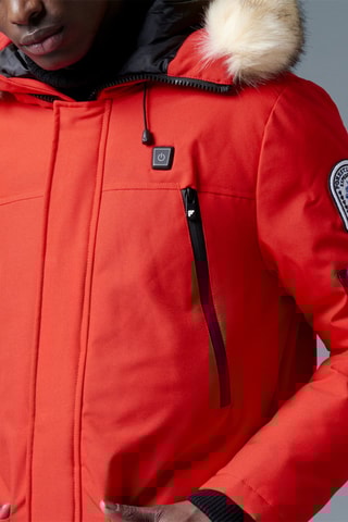Parka batterie chauffante Aspen Heat - Rouge