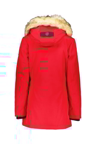 Parka batterie chauffante à capuche Megeve Heat - Rouge