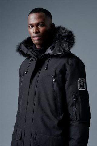 Parka à capuche Black Aspen - Noir