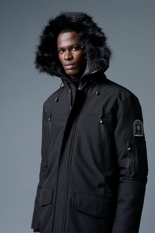 Parka à capuche Black Aspen - Noir
