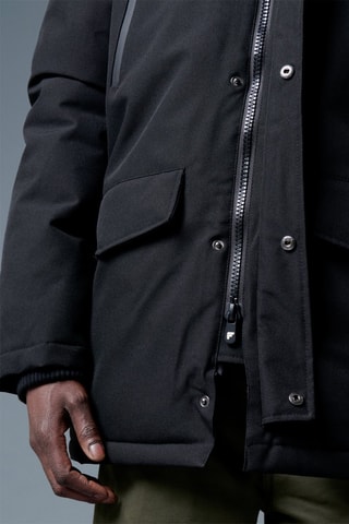 Parka à capuche Black Aspen - Noir