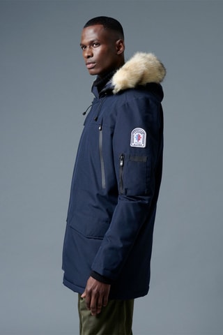 Parka à capuche Aspen - Bleu marine