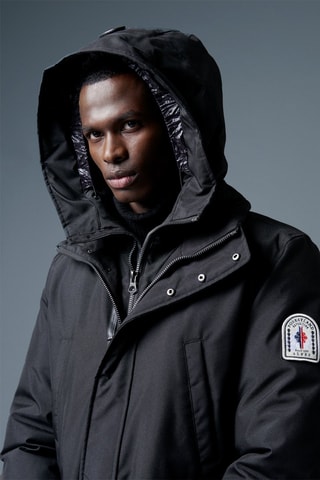 Parka à capuche Black Mountain - Noir