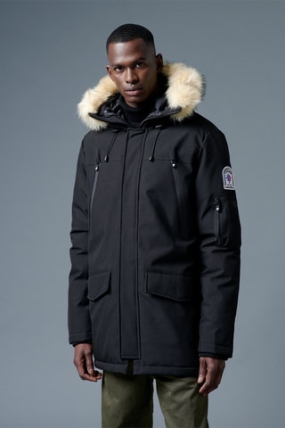 Parka à capuche Aspen - Noir