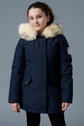 Parka à capuche Megeve Kids - Bleu marine