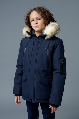 Parka à capuche Aspen Kids - Bleu marine
