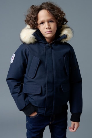 Blouson à capuche Chamonix Kids - Bleu marine
