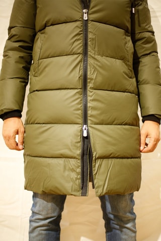 Doudoune matelassée à capuche Corbier - Kaki
