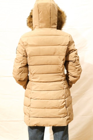 Doudoune matelassée à capuche Crans Montana - Beige