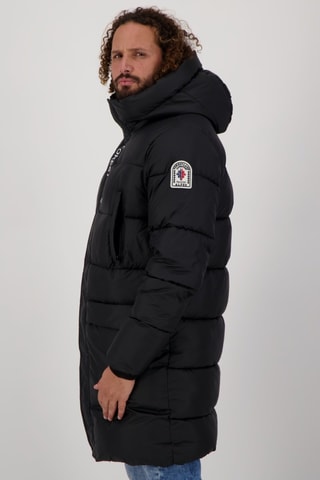Doudoune matelassée à capuche Refuge - Noir