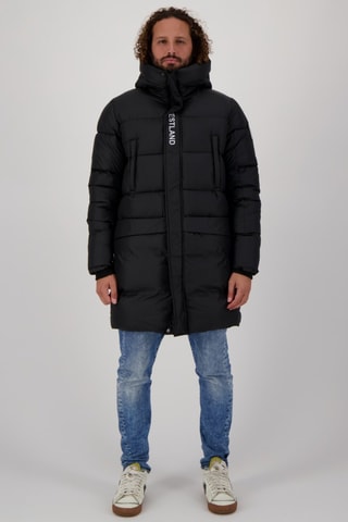 Doudoune matelassée à capuche Refuge - Noir