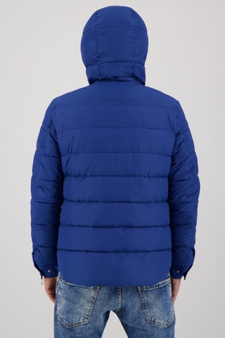 Doudoune matelassée à capuche Montgenèvre - Bleu