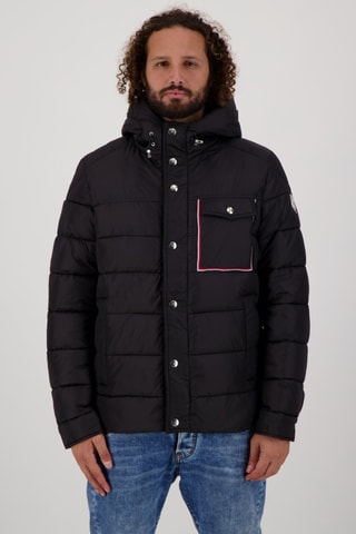 Doudoune matelassée à capuche Montgenèvre - Noir