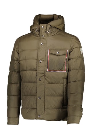 Doudoune matelassée à capuche Montgenèvre - Kaki