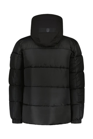 Doudoune matelassée à capuche Arc - Noir