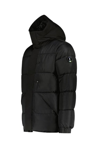 Doudoune matelassée à capuche Arc - Noir